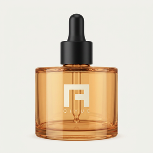 100ml Clear PET Dropper Bottle Round Serum Essential Oil Packaging Refillable Skincare Personal Care Container Custom logo