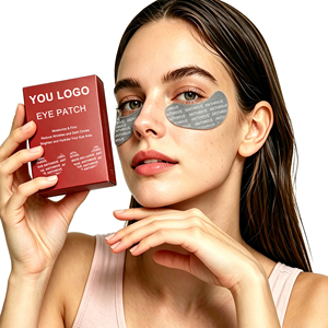Anthrive Custom Logo Caffeine Collagen Eye Patches Transparent Backing Hydrogel Under Eye Mask