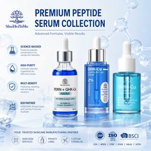 Private Label Advanced GHK-Cu Blue Copper Peptide SNAP-8 Face Serum