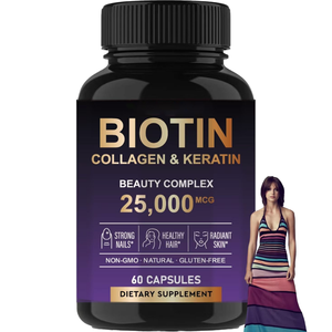 Adult Biotin Collagen Keratin Capsules Skin Whitening Hyaluronic Acid Complex
