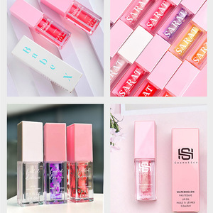 Wholesale Lip Gloss Private Label Fruit Flavor Vegan Moisturizing Lip Oil